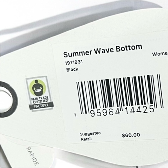 🌻NEW w/tag Prana Size XL Tulum Bikini Top + Black Summer Wave Bottom Set (1) - Picture 15 of 15